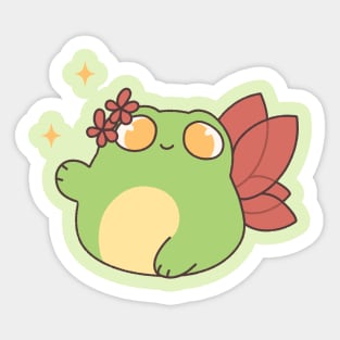 The Frog Fairy (Red) Sticker